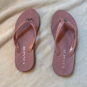 Coach - Size 5 / EU 35 - Pink - Flip Flops - Classic Style - Great Deal!